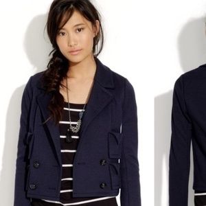 Madewell for Alexa Chung Diana Cropped Wool Blazer